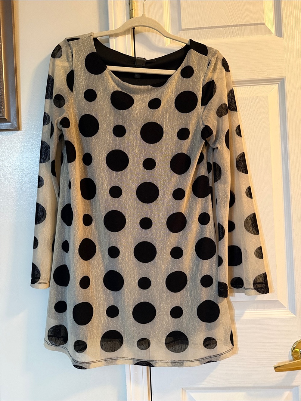 Polka Dot Long Blouse